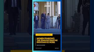 Tak Enakkanmomen Prabowo Diantar Presiden Turki Erdogan Ke Mobil