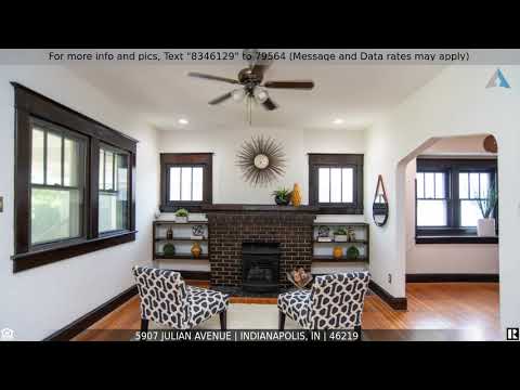 5907 Julian Avenue, Indianapolis, IN home video tour