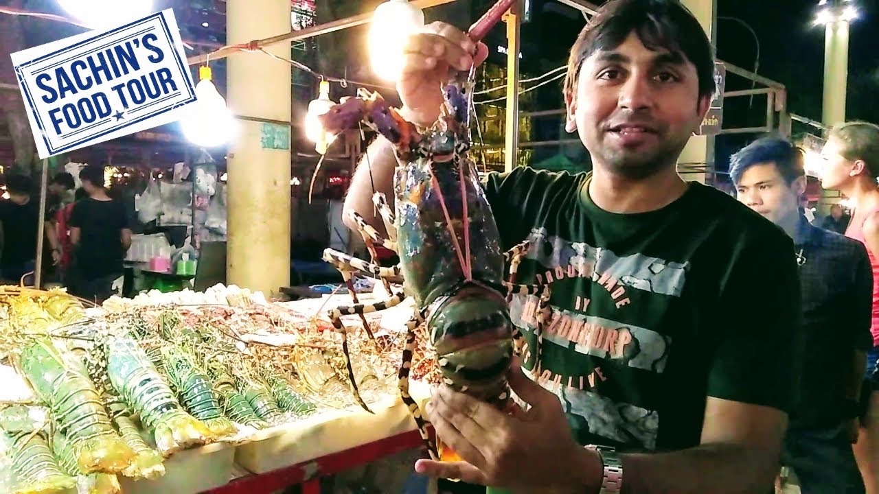 ULTIMATE Thai STREET Food Tour - GIANT LOBSTER + Pineapple Fried Rice + Phuket - Thailand 2019