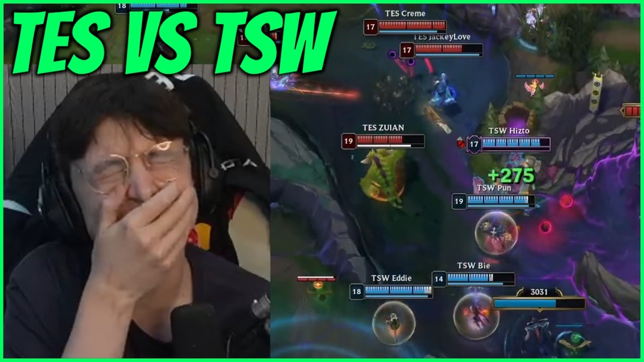Caedrel Reacts To Record-Breaking TES VS TSW MSI Series