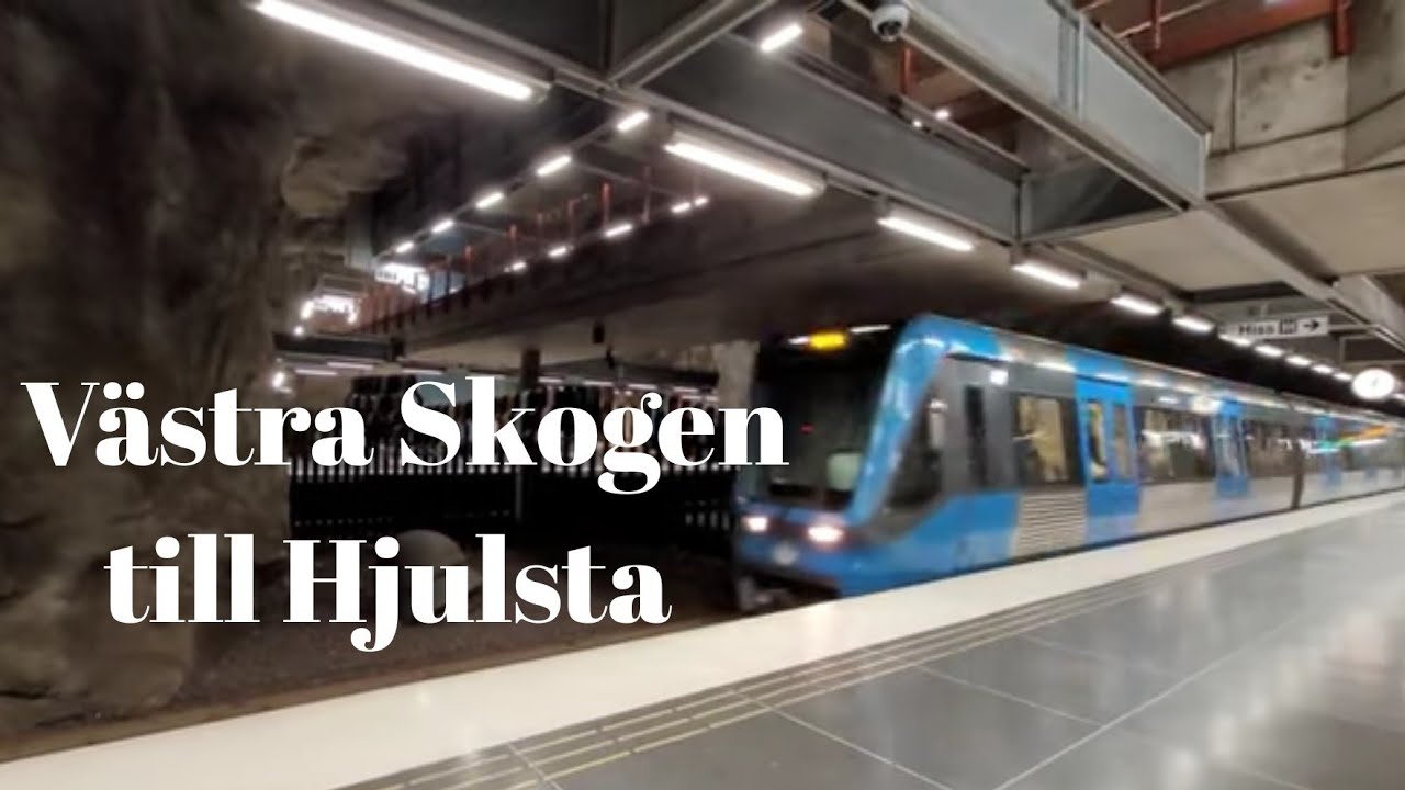 Tunnelbanan 🚄 Västra Skogen-Hjulsta