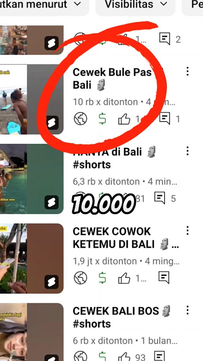 Penghasilan 10Ribu View Short Youtube 🗿 #shorts