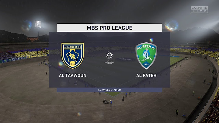 Al Taawon vs Al Fateh | Saudi Pro League | Live Score Watch Along Fifa 19 Gameplay | Taawon x Fateh