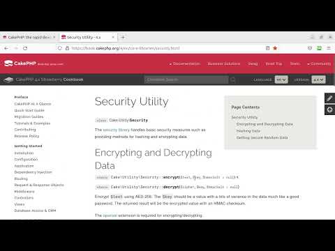 CakePHP 4 -