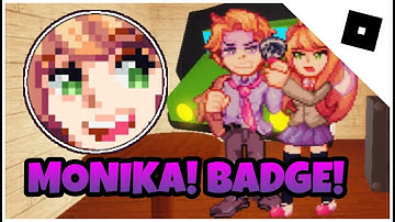 How to get "Monika!" Badge + Monika Morph in FNF Roleplay [ROBLOX]