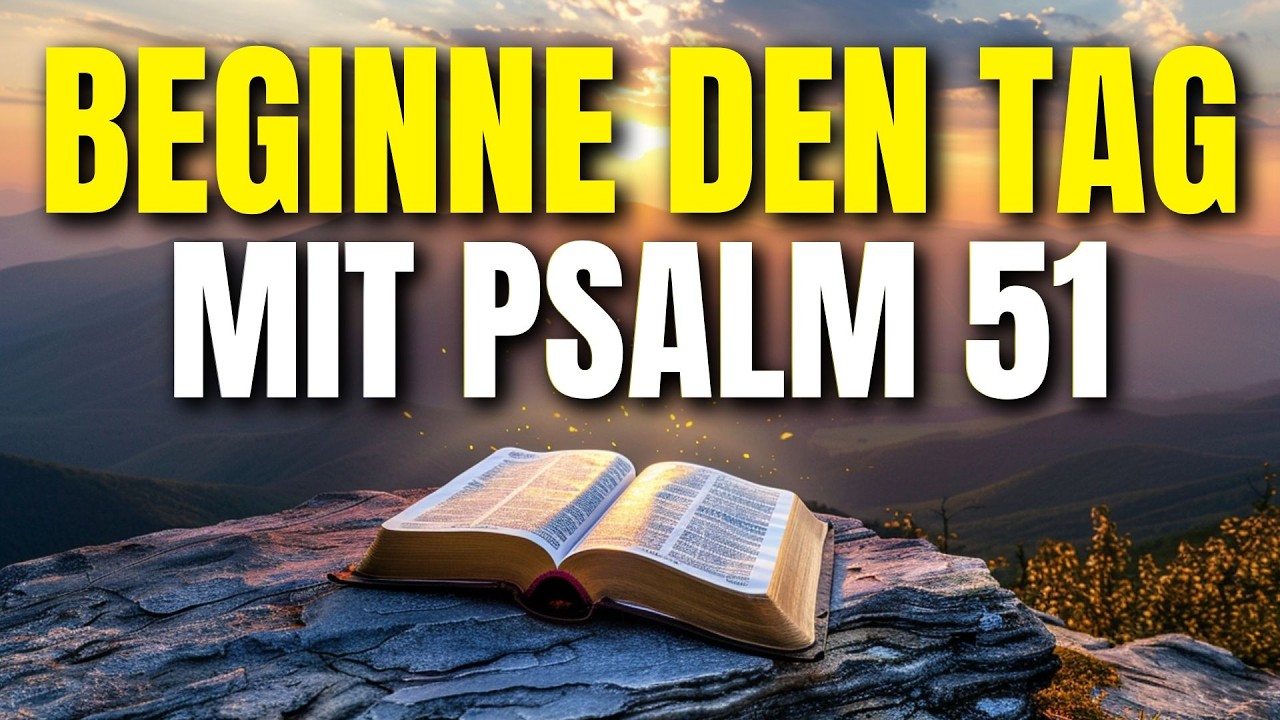Psalm 51: Das kraftvolle Gebet für einen gesegneten Morgen