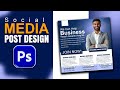 How to Design Creative Social Media Post | Photoshop Tutorial for Beginners