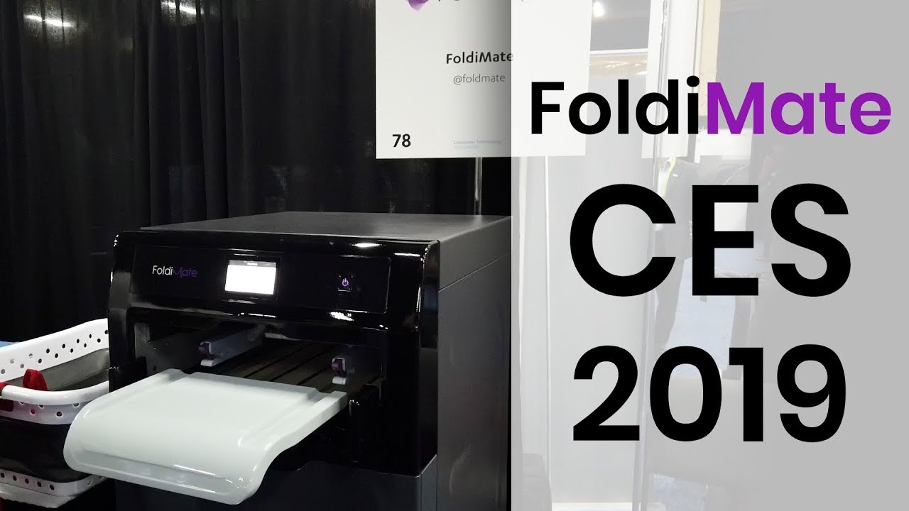 Foldimate: al CES nuovo prototipo della macchina che piega i vestiti -  YouTube