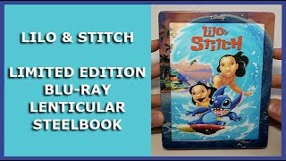 LILO & STITCH - LIMITED BLU-RAY LENTICULAR STEELBOOK UNBOXING - ZAVVI EXCLUSIVE