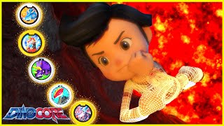 Dinocore Lava And Galaxy Stone Superman Dinosaur Transformation Kids Movies 2024