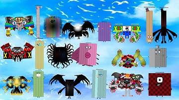 Uncannyblocks Band Different (10T-100T) VS Normal but remake (Band Version)