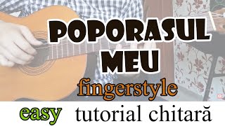 Video thumbnail of "Poporasul Meu - fingerstyle (tutorial chitara) | by Marian Barbieru"
