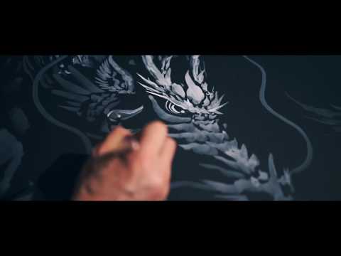 Japan Hakudouroom.ART】〔新しい日本画スタイル！！龍を描く