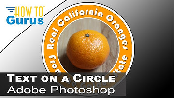 How You Can Make a  Circle Logo Text on a Circular Path in Adobe Photoshop