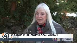 Trapped by trees: neighbor helps South Hill woman clean her yard