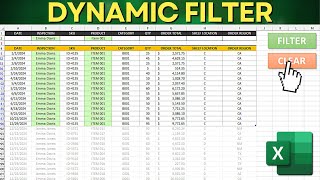 How to Make a Search Box in Excel with Interactive and Dynamic Buttons | Filter with Macro