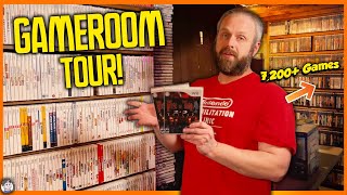 RETRO GAME ROOM TOUR! - 7,200  Games & 35  Consoles!