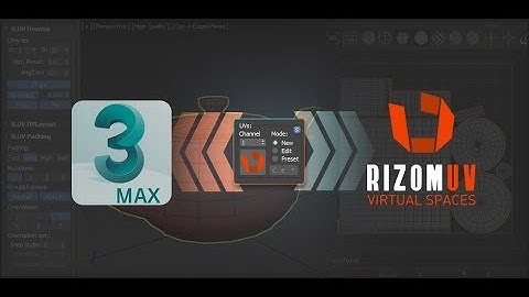 3dsmax to RizomUV Bridge extended edition - overview/tutorial