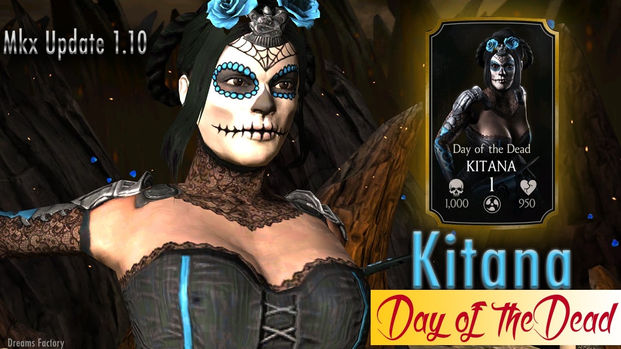 Kitana Day of the Dead Halloween Special Mkx Update 1.10 Android/ IOS