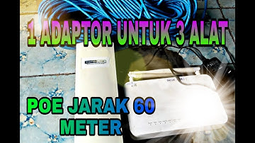 REVIEW MODIF MODEM BEKAS SUPPORT POE 60 METER LEBIH | ZTE F609 V3 | CP300 | CPE220