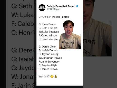 UNC basketball roster looks FULLY complete 👀