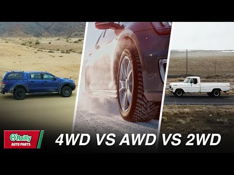 4WD, AWD और 2WD के बीच का अंतर (ड्राइवट्रेन तुलना)