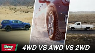 The Difference Between 4WD, AWD, and 2WD (Drivetrain Comparison)