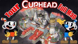 Cuphead Tour At The Full Map (All Three Worlds)