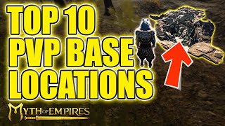 Top 10 Best Pvp Cave Base Locations(New Map)-Building Tips & Tricks You Need To Know:Myth Of Empires