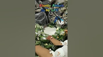 Waist elastic attach by LFC overlock #elasticstitching #lfc #overlock #sewing #sewingmachine