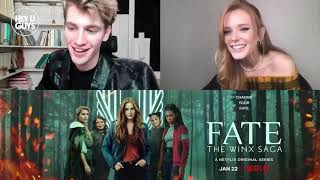 Fate The Winx Saga stars Danny Griffin & Abigail Cowen talk about Netflix's smash hit YA Fantasy
