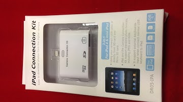 3 in 1 USB TF SD camera connection kit card reader adapter for iPad 4th gen/mini