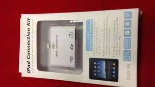 3 in 1 USB TF SD camera connection kit card reader adapter for iPad 4th gen/mini