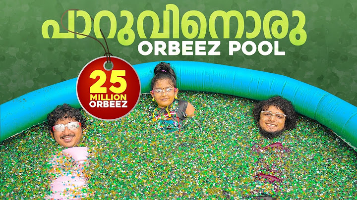 25 million orbeez pool | Mudiyan & Aiswarya | paaru & keshu