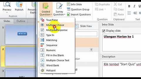 Tutorial iSpring - Membuat Quis di Power Point Menggunakan iSpring