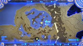 Botw 090a Map Of Woodland Tower Star Fragment Treasure Koroks Royal Claymore Youtube