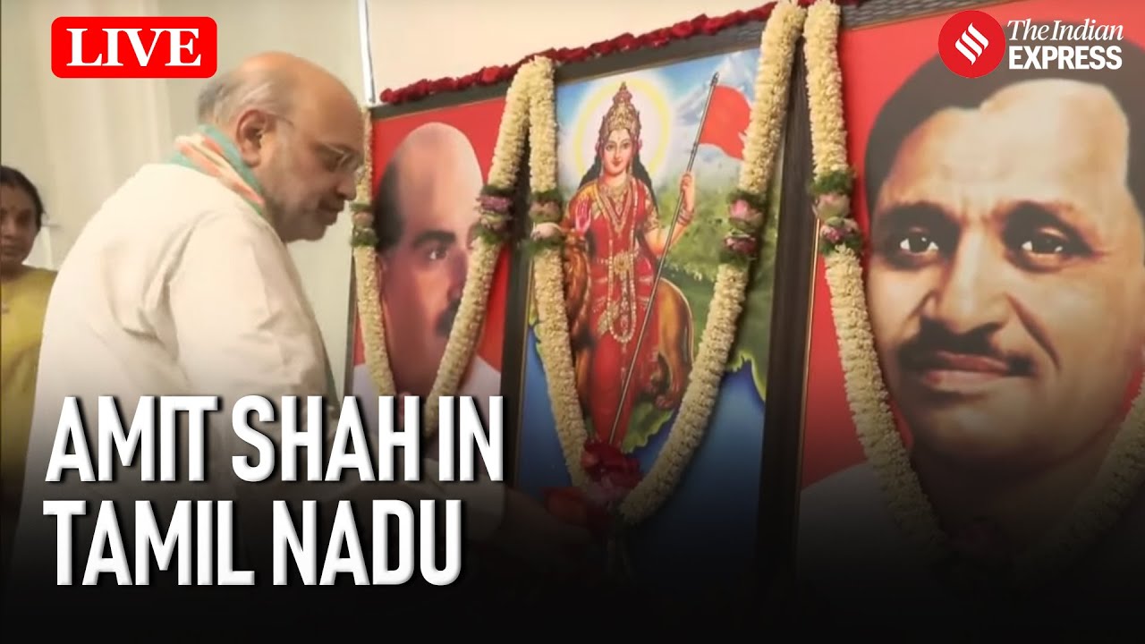 LIVE I Amit Shah Slams DMK Over Corruption, Clarifies on Delimitation ...