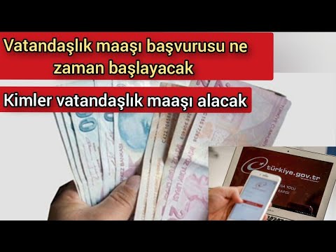 Vatandaşlık maaşı başvurusu ne zaman başlayacak? Kimler vatandaşlık maaşı alacak