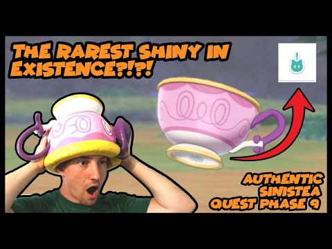 CATCHING THE RAREST SHINY IN THE WORLD!!! SHINY AUTHENTIC SINISTEA WITH THE RARE MARK!!!