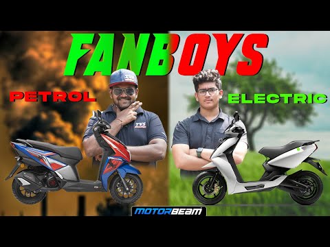 Electric vs Petrol - Scooter Fanboys 🔫💪🏻| MotorBeam