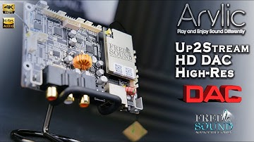 HD DAC Arylic Up2Stream  - High-Res Multiroom Wireless Aptx HD Audio Streaming Board 4K (FNS)