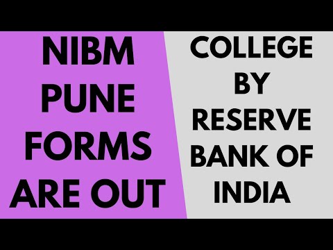 NIBM Pune Forms out: College by RBI | Admission Procedure | Placements | Important Dates | Cutoff