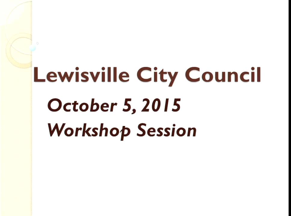 20151005 (City Council) YouTube