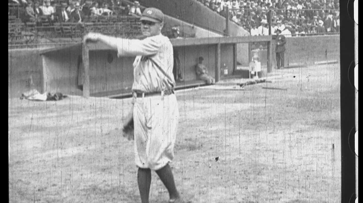 BABE RUTH AND THE YANKEES - OLD TIME BASEBALL FILM...