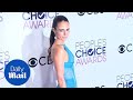 Jordana brewster dazzles in blue gown at peoples choice awards  daily mail
