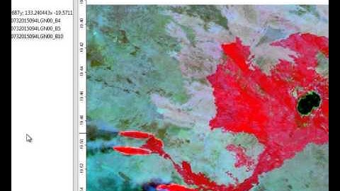 Landsat fire mapping using OBIA in SAGA GIS