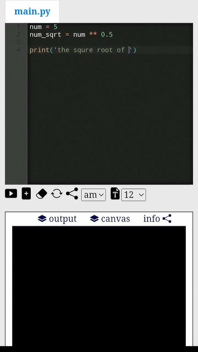 python3 program to calculate the square root - YouTube