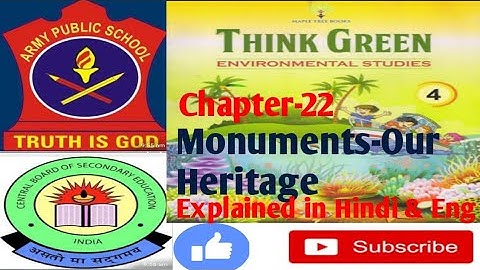 Class 4 EVS Chapter-22 Monuments-Our Heritage(part-2)full explained in hindi by learning with Khushi