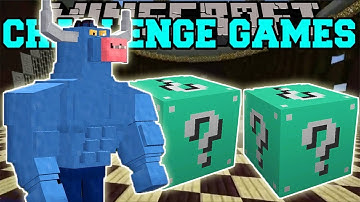 PopularMMOs Pat and Jen Minecraft: IRON WILL CHALLENGE GAMES - Lucky Block Mod - Modded Mini-Game