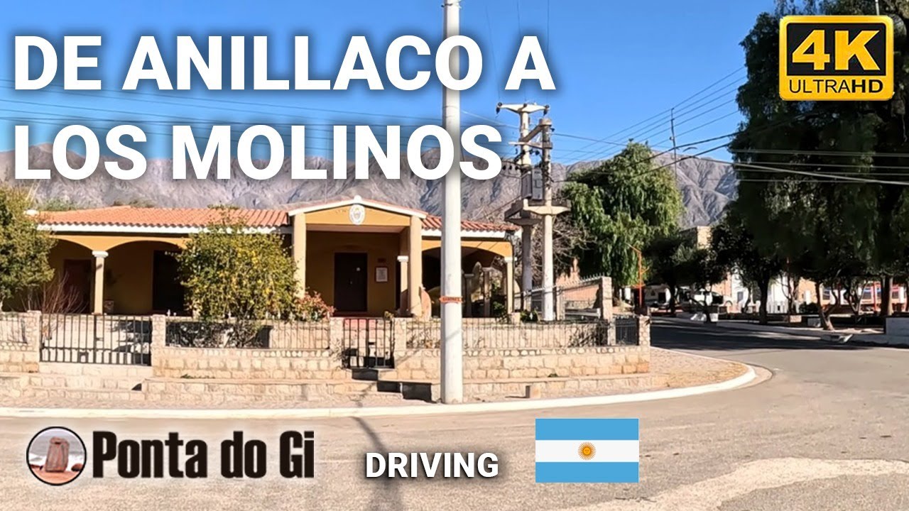 Un VIAJE de ANILLACO hasta LOS MOLINOS [COSTA RIOJANA] #driving 4K PROVINCIA DE LA RIOJA - ARGENTINA